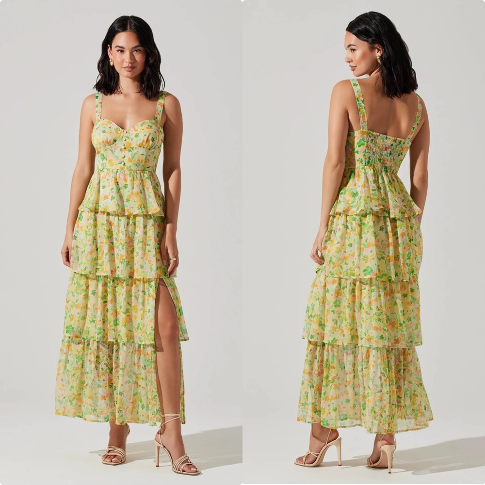 ASTR THE LABEL | Midsummer Floral Tiered Maxi Dress